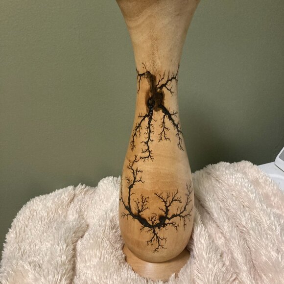 WOOD VASE - Picture 4 of 6